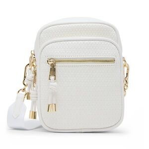 NWT Steve Madden Damien White Crossbody